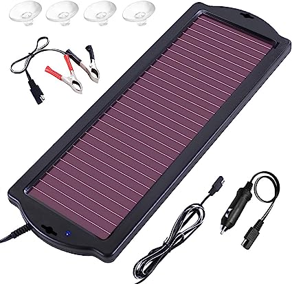 waterproof solar battery charger 12v